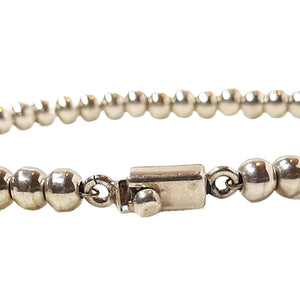 ヴィンテージ メキシカンシルバー925 TAXCO シルバービーズ ネックレス 42g / Vintage Mexico Sterling Silver Beaded Necklace