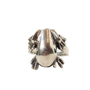 ヴィンテージ メキシカンシルバー925 カエル 両生類 リング 13.5号4.3g / Vintage Mexico Sterling Silver Frog Ring