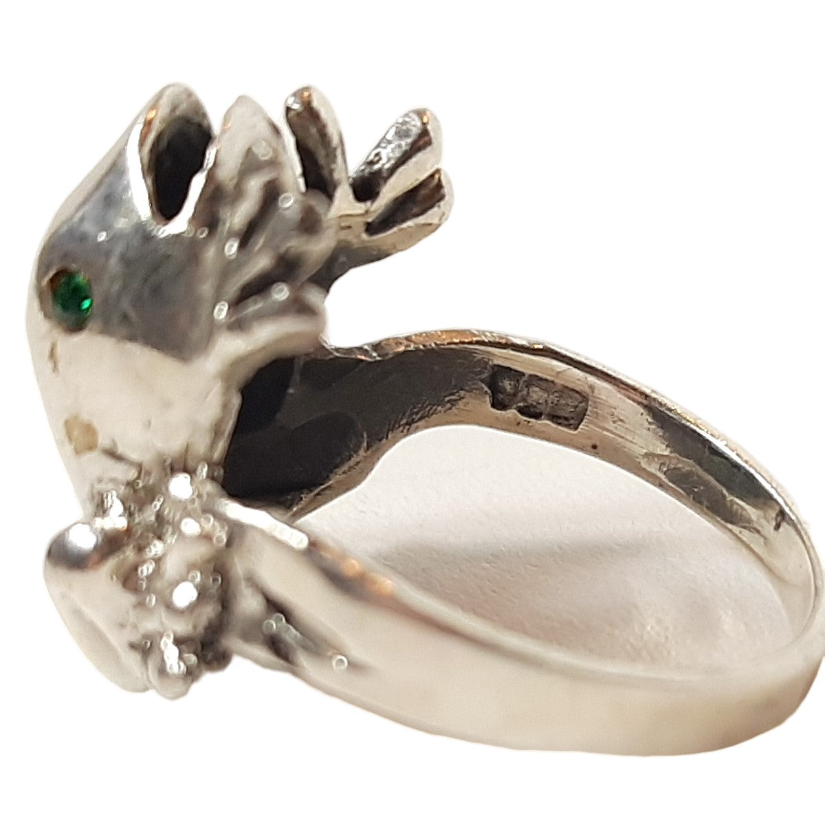 ヴィンテージ メキシカンシルバー925 カエル 両生類 リング 13.5号4.3g / Vintage Mexico Sterling Silver Frog Ring