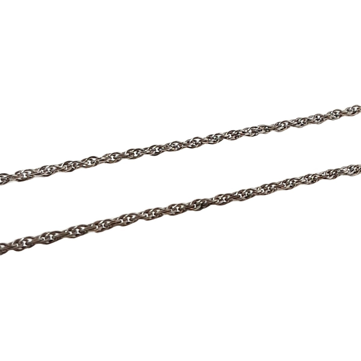 ヴィンテージ シルバー925 ロープチェーン ロングネックレス 7.6g / Vintage Sterling Silver Rope Chain Long Necklace