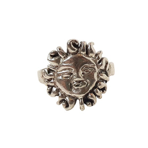 ヴィンテージ メキシカンシルバー925 太陽 SUN リング 11.5号3.4g / Vintage Mexico Sterling Silver SUN Motif Ring