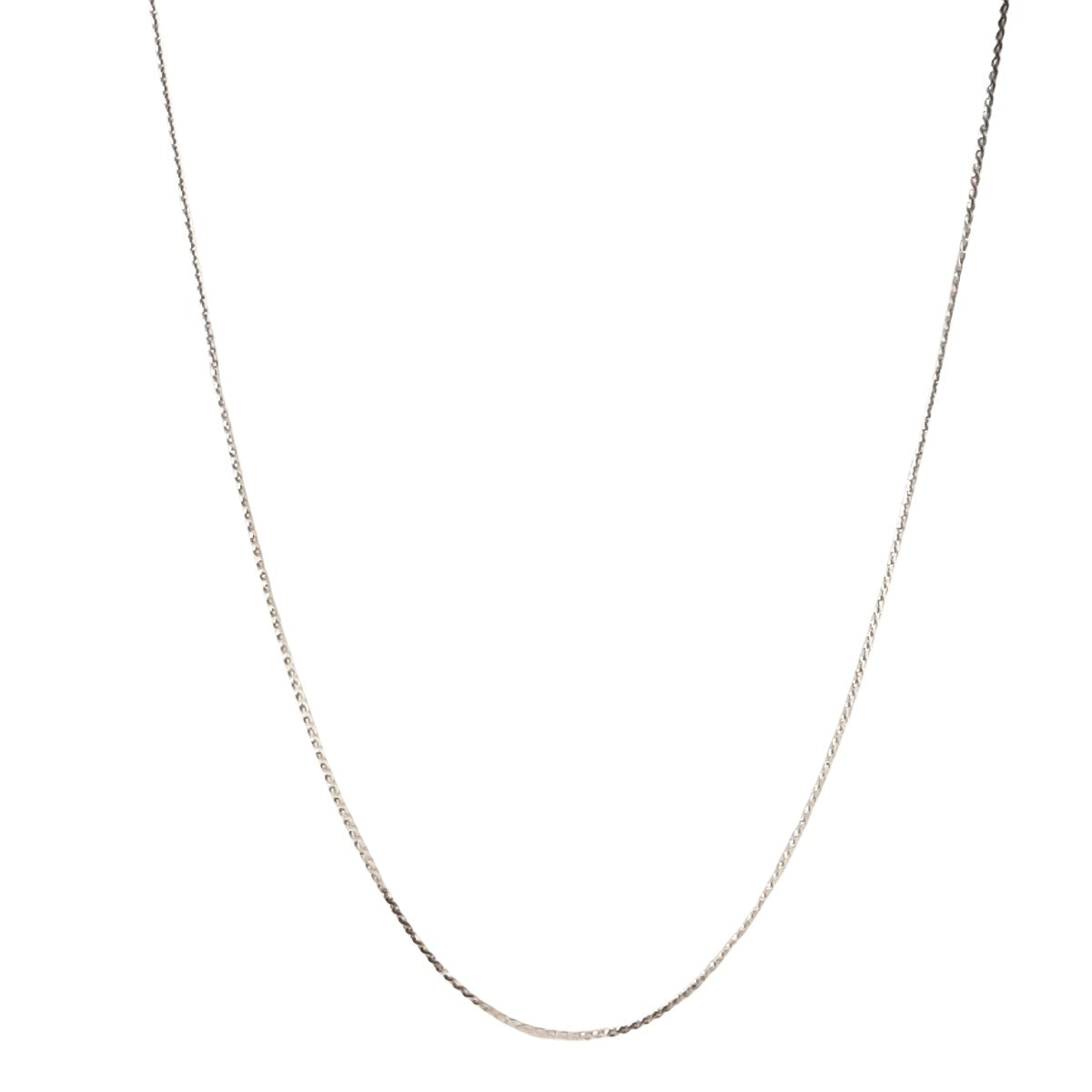 ヴィンテージ シルバー925 サーペンタインチェーン ロングネックレス 10g / Vintage  Sterling Silver Serpentine Chain Long Necklace