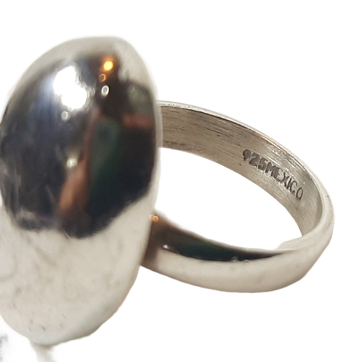 ヴィンテージ メキシカンシルバー925 ドームリング 16号10g / Vintage Mexico Sterling Silver Dome Ring