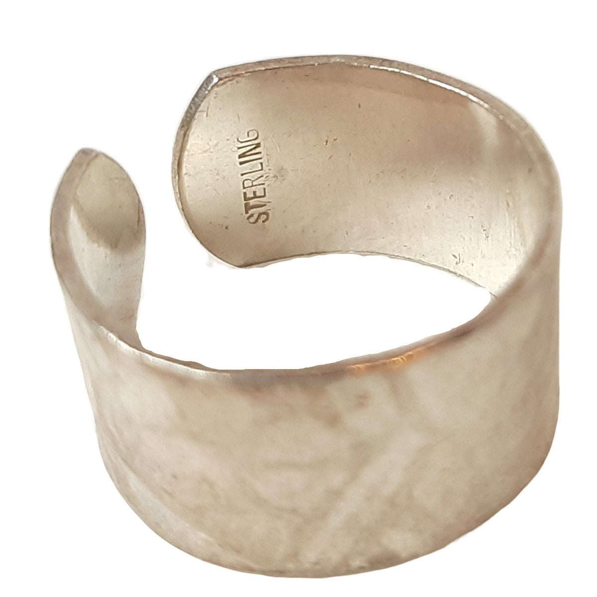 ヴィンテージ シルバー925 タタキ リング 8号3.6g / Vintage Sterling Silver Hammered Ring