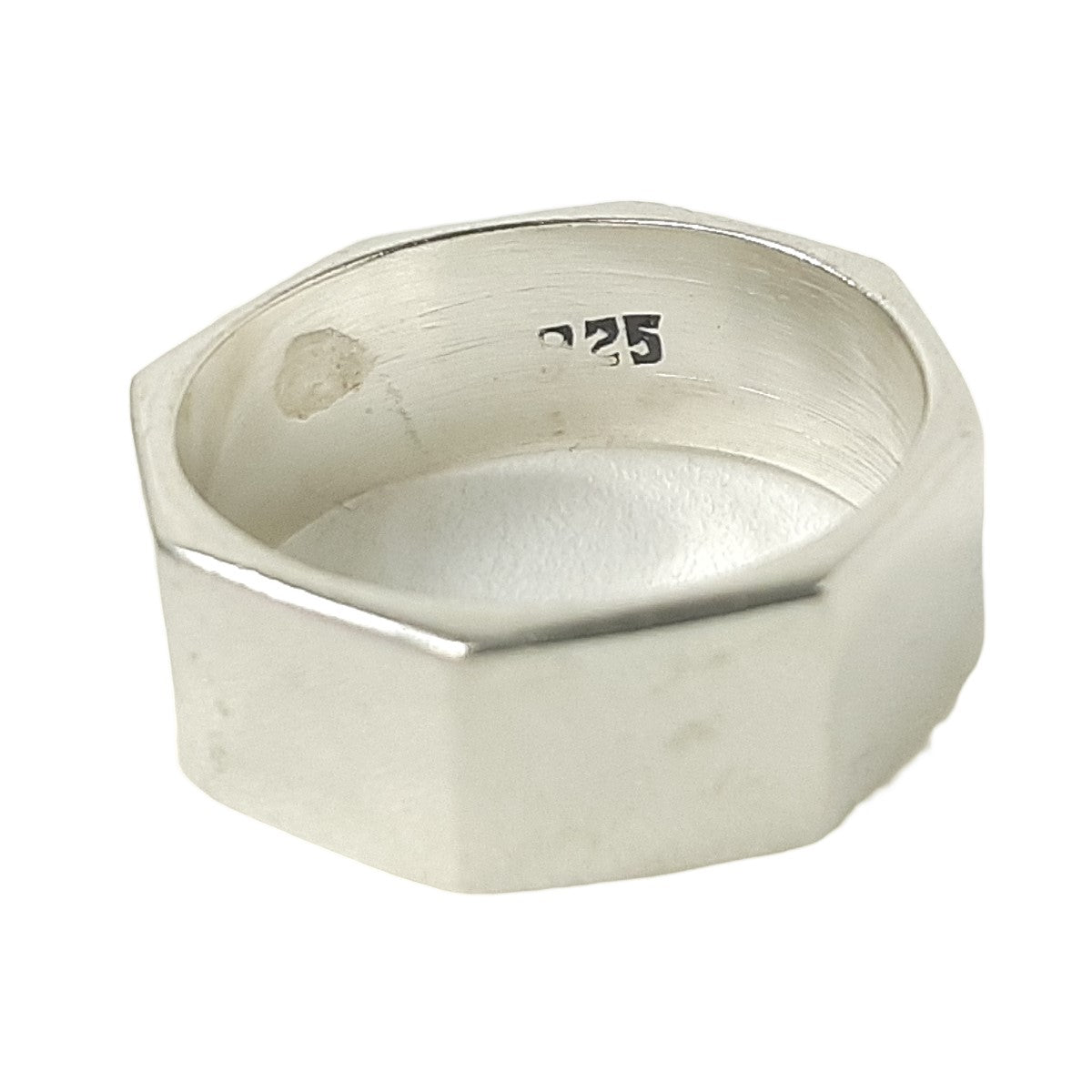 ヴィンテージ メキシカンシルバー925 オクタゴン ナットリング 19.5号7.5g3 / Vintage Mexico Sterling Silver Octagon Ring