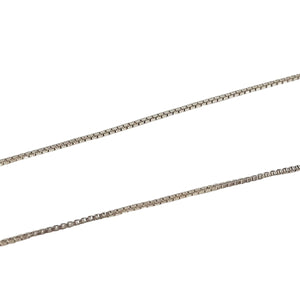 ヴィンテージ シルバー925 ボックスチェーン ネックレス 2.0gDF12/ Vintage Sterling Silver Box Chain Necklace