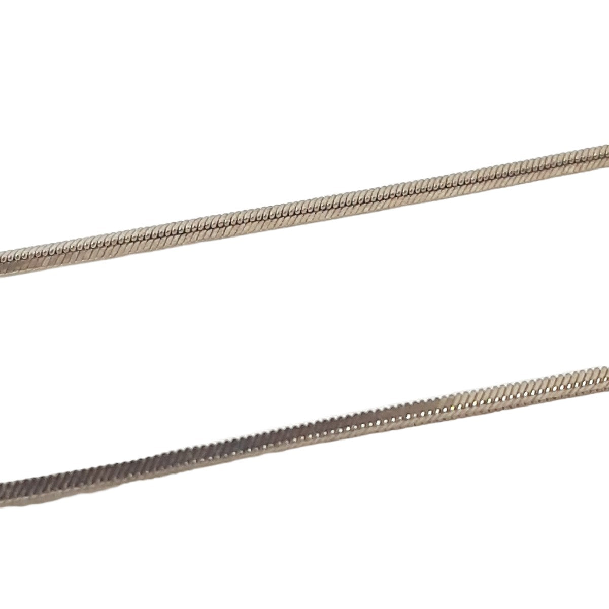 ヴィンテージ イタリアンシルバー925 ボックス スネークチェーン ネックレス 6.6gDF12 / Vintage Italy Sterling Silver Box Snake Chain Necklace