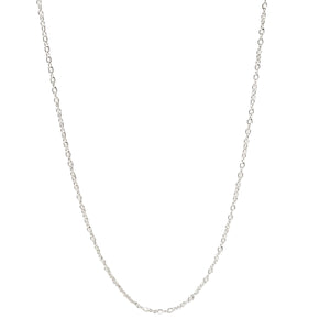 ヴィンテージ シルバー925 ケーブルチェーン ネックレス 1.0gDF12 / Vintage Sterling Silver Cable Chain Necklace