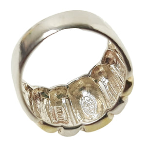 ヴィンテージ イタリアンシルバー925 テーパードリング 13号4.5g / Vintage Italy Sterling Silver Tapered Ring