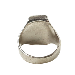 ヴィンテージ シルバー925 コーラル リング 15.5号7g / Vintage Sterling Silver Coral Ring