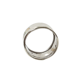 ヴィンテージ イスラエル シルバー925 タタキ リング 16号6g / Vintage Israel Sterling Silver Hammered Ring