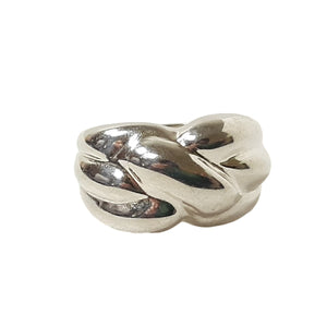 ヴィンテージ イタリアンシルバー925 テーパードリング 18号6g / Vintage Italy Sterling Silver Tapered Ring