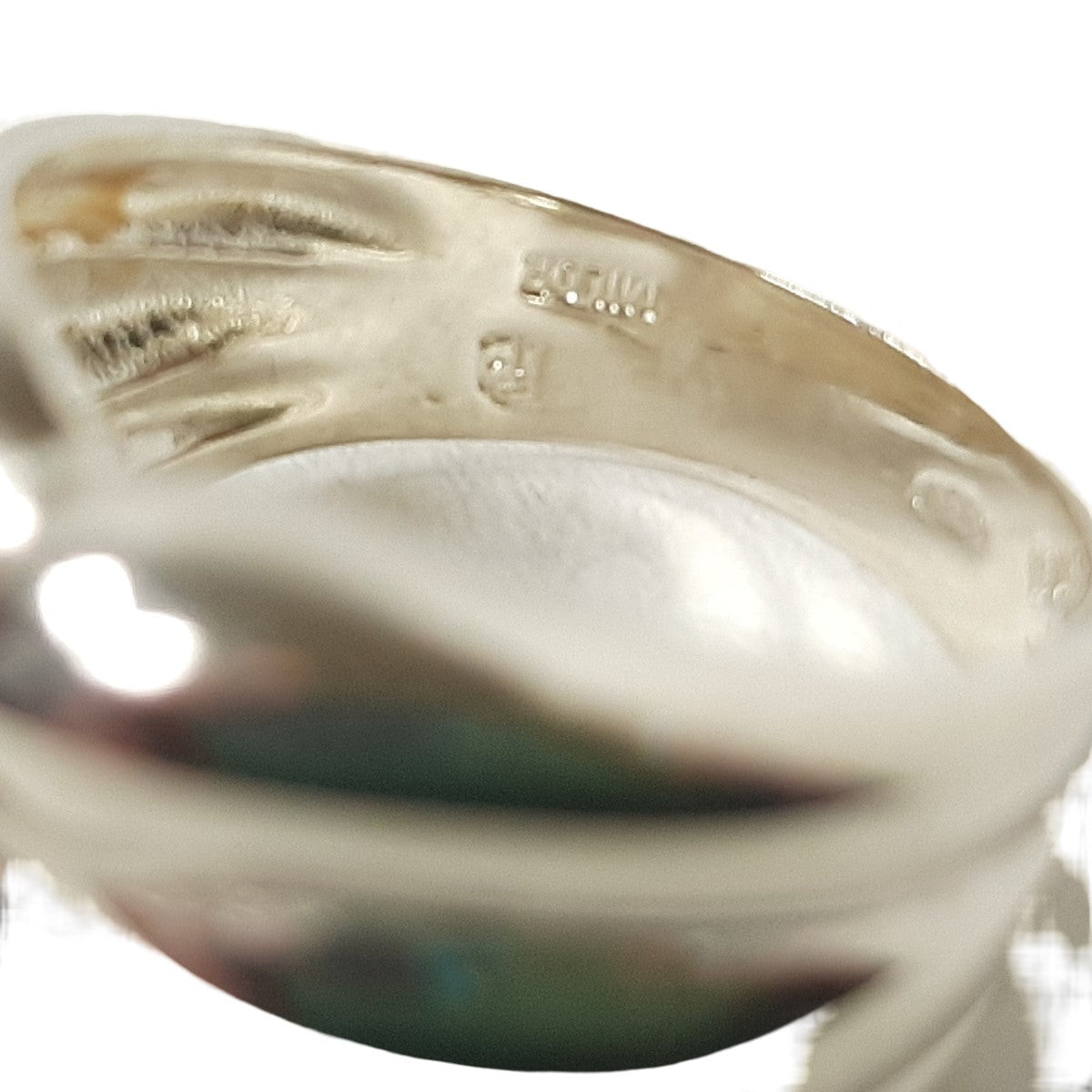 ヴィンテージ イタリアンシルバー925 テーパードリング 18号6g / Vintage Italy Sterling Silver Tapered Ring