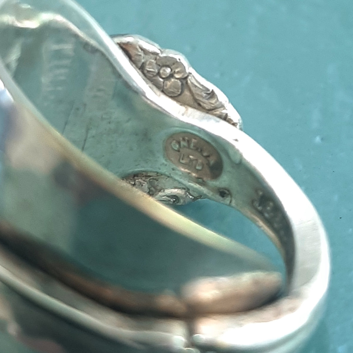 ヴィンテージ シルバー925 オネイダ 1881年 スプーンリング 14号7.5g / Vintage Sterling Silver 1881 Oneida Spoon Ring