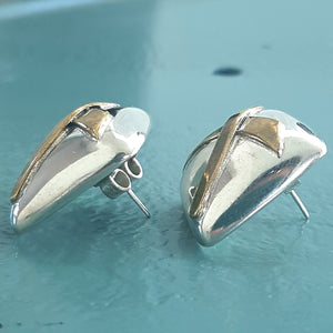 ヴィンテージ メキシカンシルバー925 TAXCO ピアス 21g / Vintage Mexico Sterling Silver Earrings