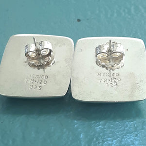 ヴィンテージ メキシカンシルバー925 TAXCO ピアス 21g / Vintage Mexico Sterling Silver Earrings