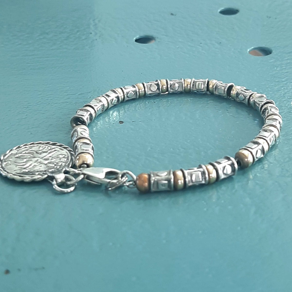 ヴィンテージ シルバー925 シルバービーズ ブレスレット 15g / Vintage Sterling Silver Beads Bracelet