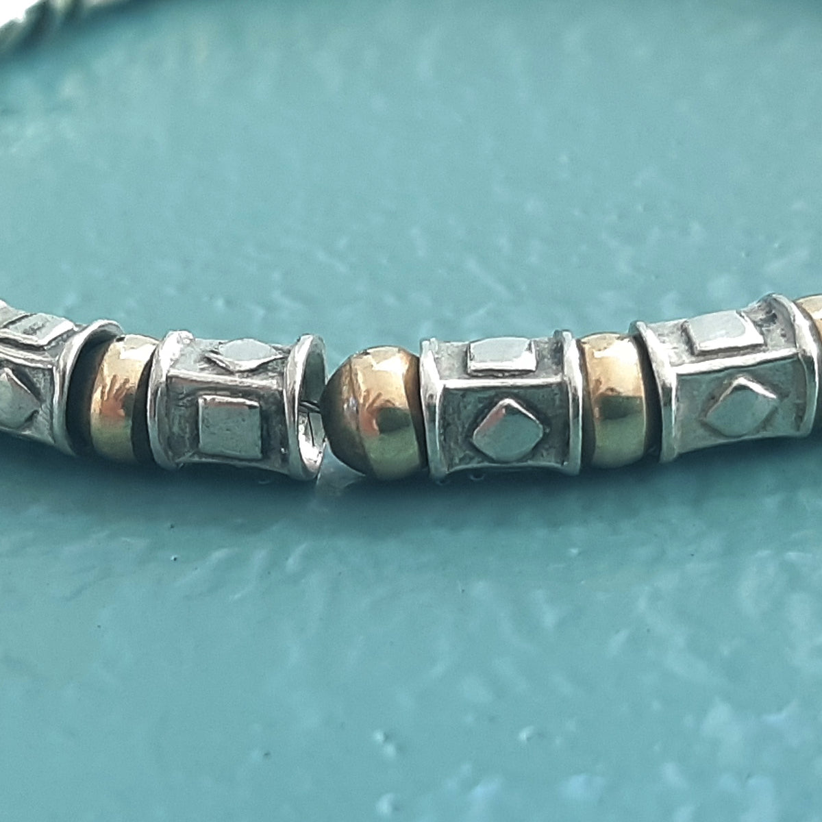 ヴィンテージ シルバー925 シルバービーズ ブレスレット 15g / Vintage Sterling Silver Beads Bracelet