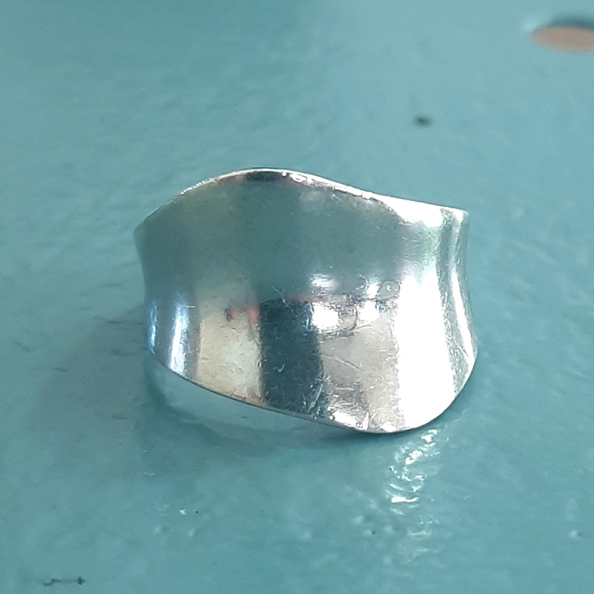 ヴィンテージ シルバー925 コンケーブ リング 18号4g / Vintage Sterling Silver Concave Ring