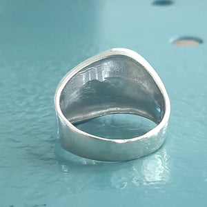 ヴィンテージ シルバー925 コンケーブ リング 18号4g / Vintage Sterling Silver Concave Ring