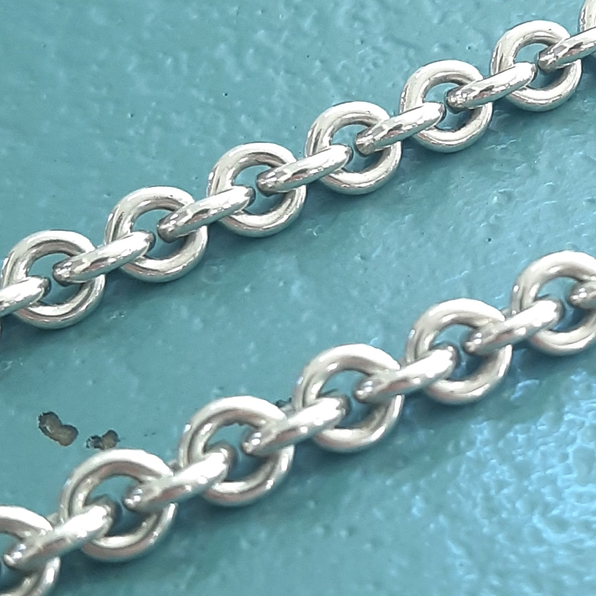 ヴィンテージ シルバー925 ケーブルチェーン トグル ネックレス 38g / Vintage Sterling Silver Cable Chain Toggle Necklace
