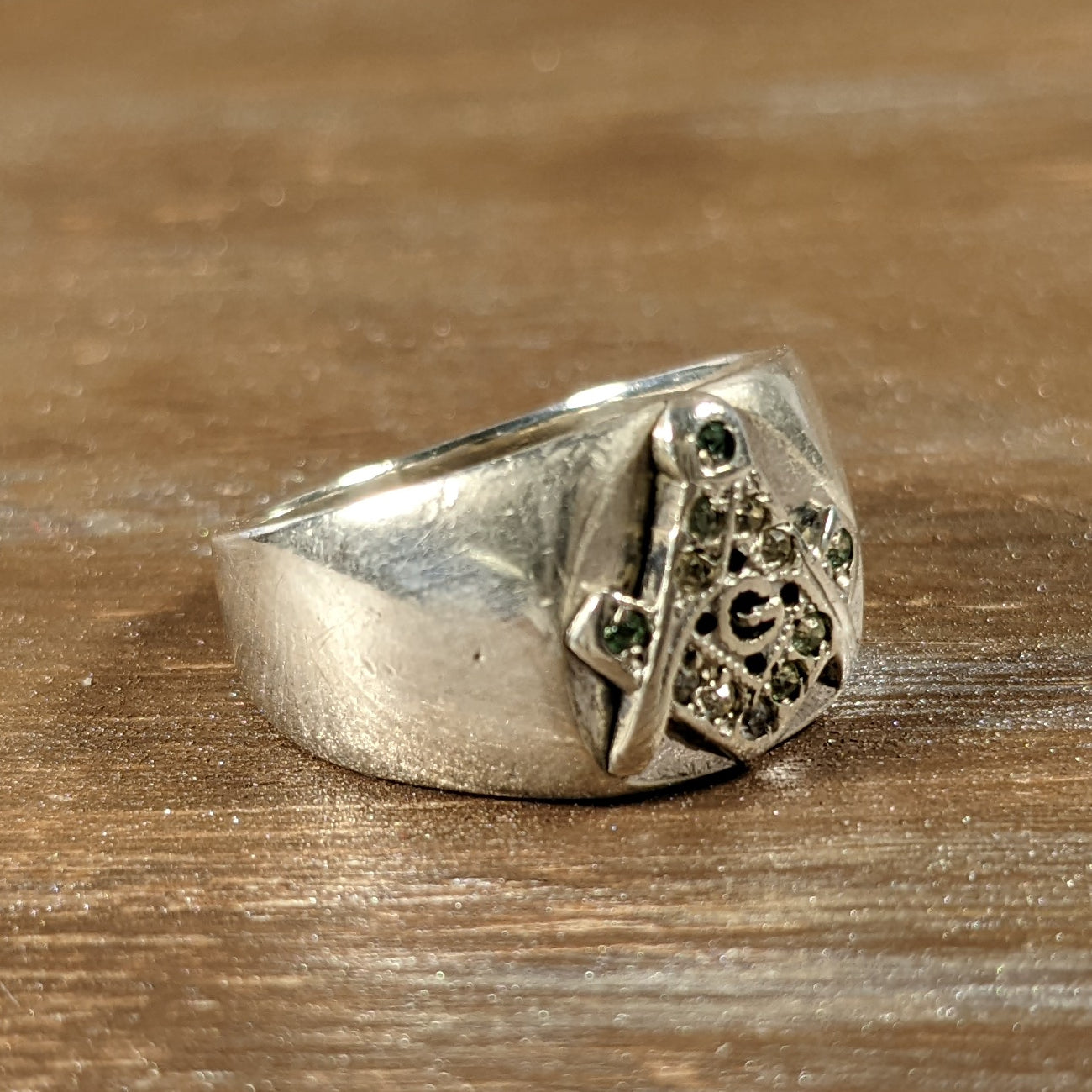 ヴィンテージ シルバー925 フリーメイソン 秘密結社 リング 14.5号7g / Vintage Sterling Silver Freemason Masonic Ring