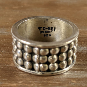 ヴィンテージ メキシカンシルバー925 バンドリング 20号11g / Vintage Mexico Sterling Silver Band Ring