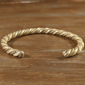 ヴィンテージ シルバー925 ナバホ ツイステッドワイヤー バングル 20g / Vintage Sterling Silver Navajo Twisted Wire Cuff Bracelet