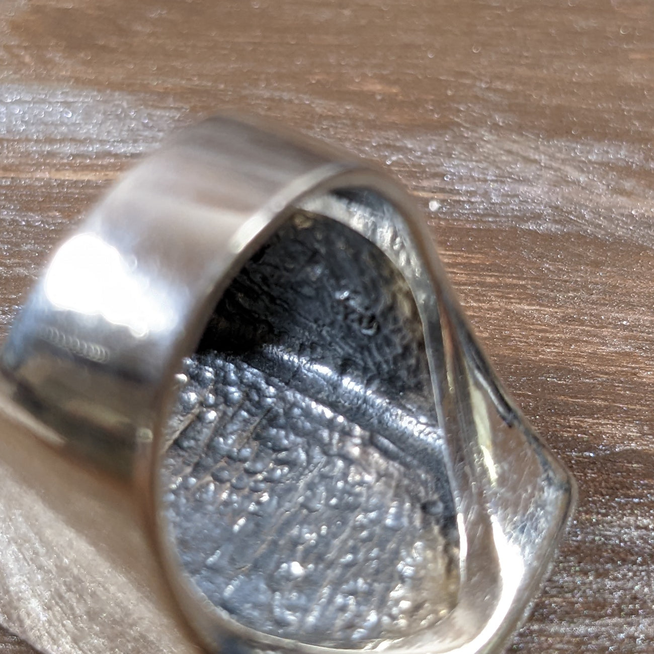 ヴィンテージ シルバー925 アバロンシェル リング 16号17.5g / Vintage Sterling Silver Abalone Shell Ring