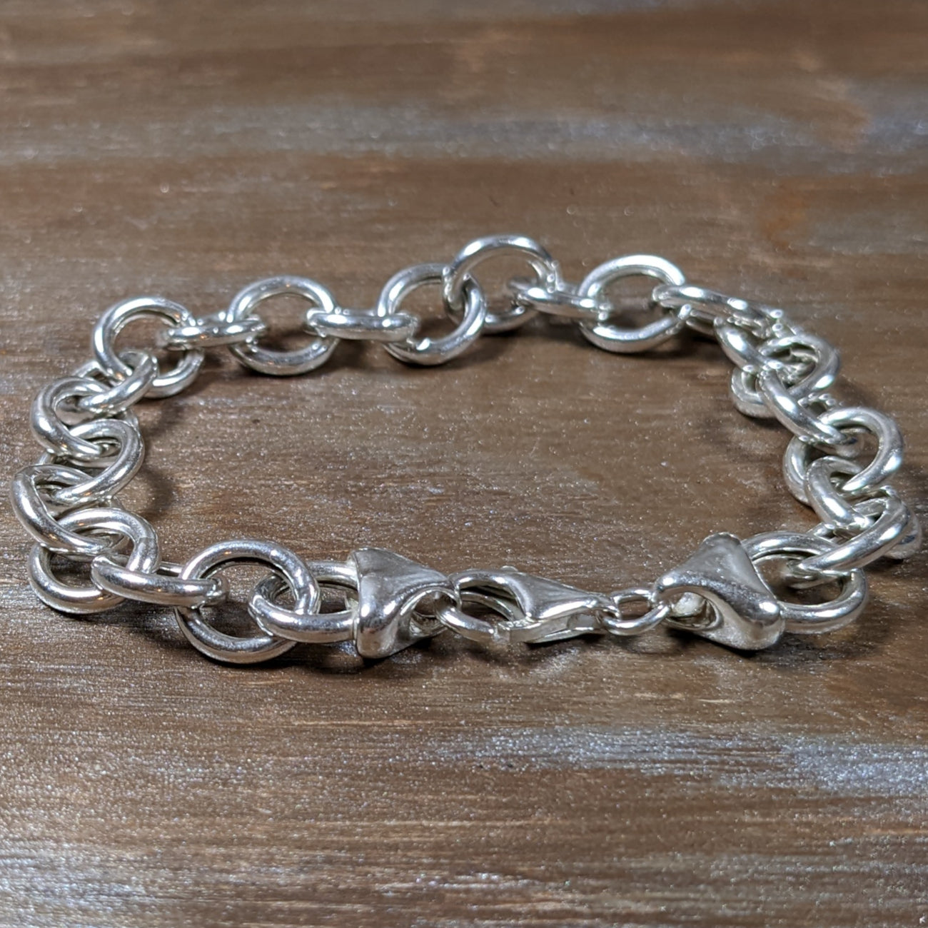 ヴィンテージ シルバー925 ケーブルチェーン ブレスレット 12.1g / Vintage Sterling Silver Cable Chain Bracelet