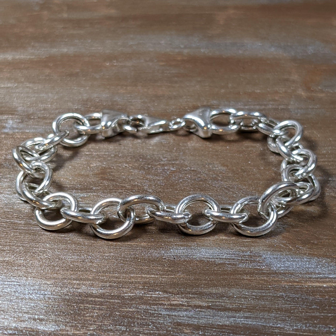 ヴィンテージ シルバー925 ケーブルチェーン ブレスレット 12.1g / Vintage Sterling Silver Cable Chain Bracelet