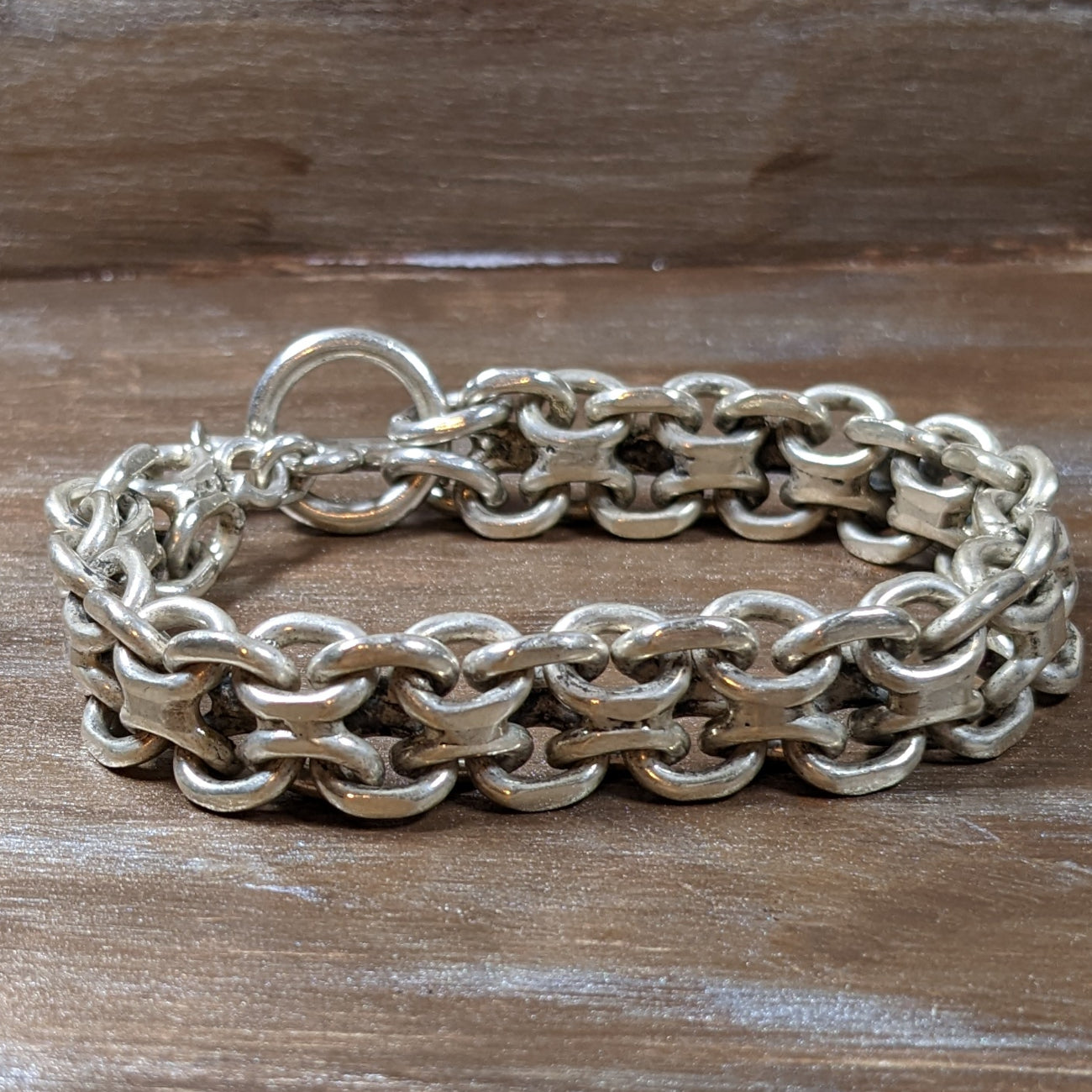 Vintege silver925 ブレスレット チェーン bracelet - アクセサリー